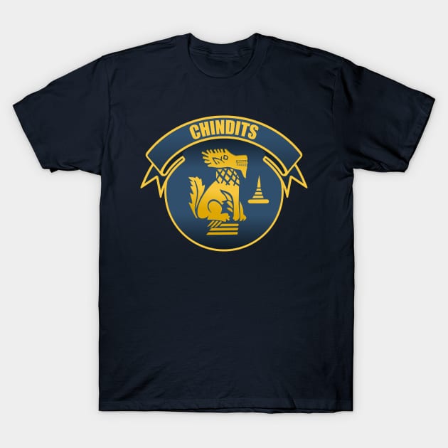 WW2 British Special Forces - Chindits T-Shirt by TCP